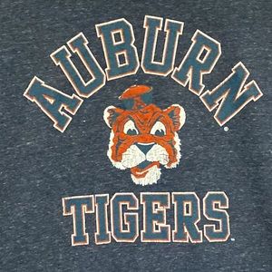 Auburn University Auburn Tigers Heathered Blue Short Sleeve T-Shirt Small